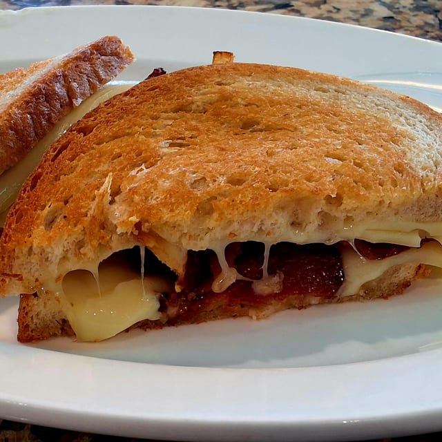 Grilled Swiss Cheese Sandwich.