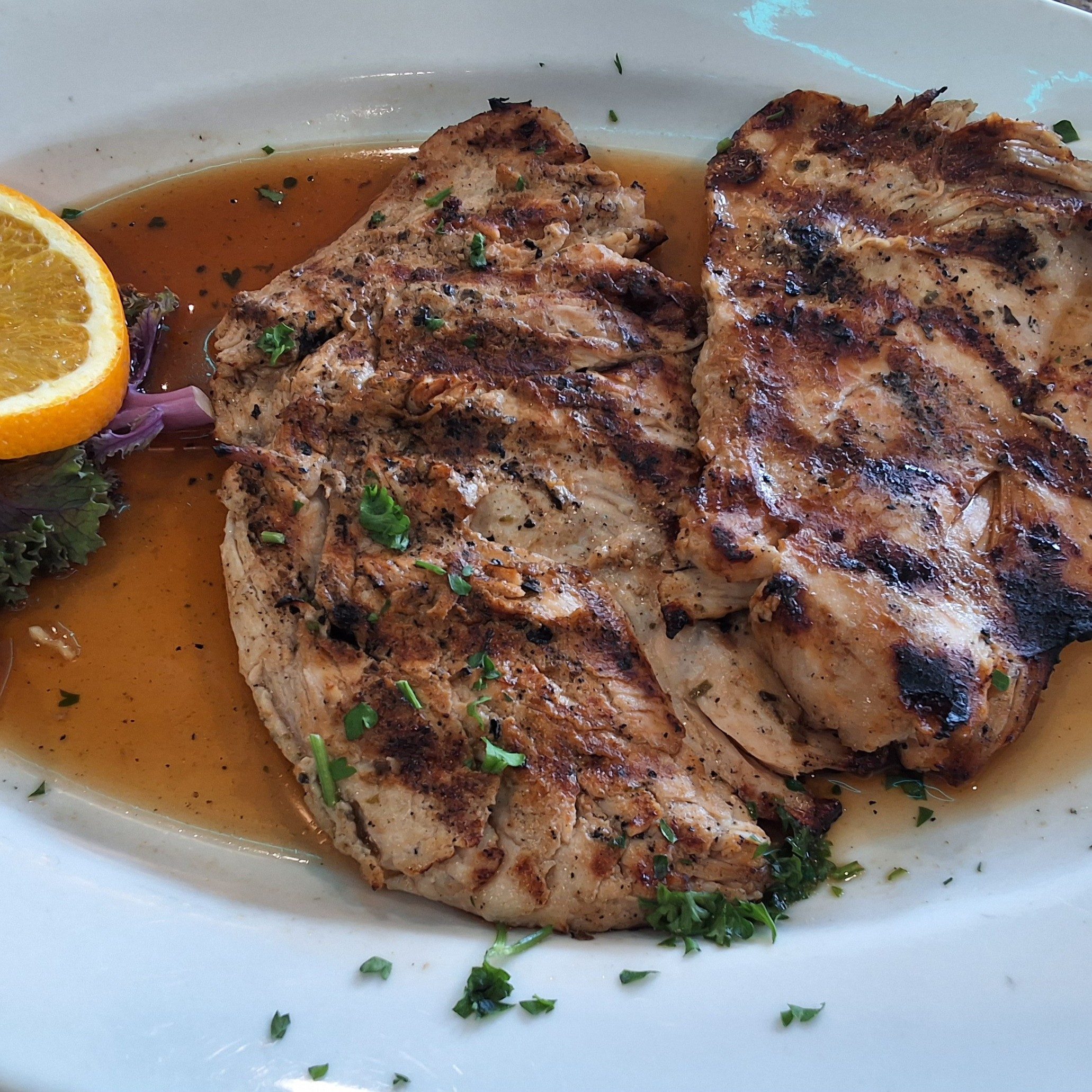 Grilled Chicken Platter.
