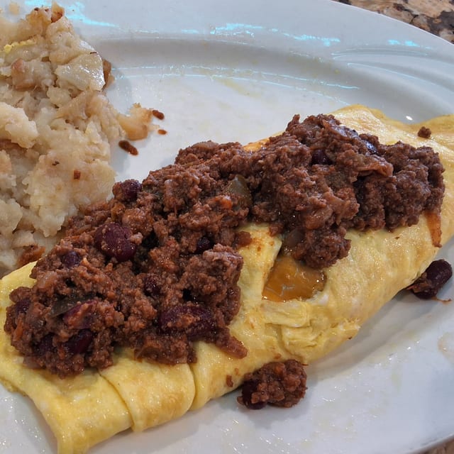 Chili Omelette.
