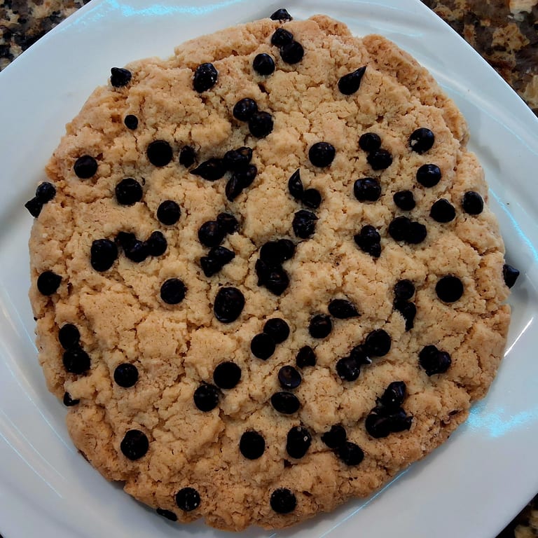 Delicious chocolate chip cookie