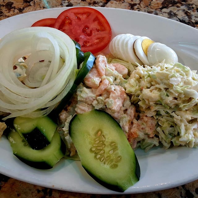 Shrimp Salad Platter.