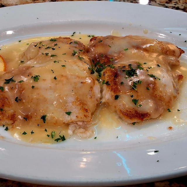 Broiled Fillet of Flounder.