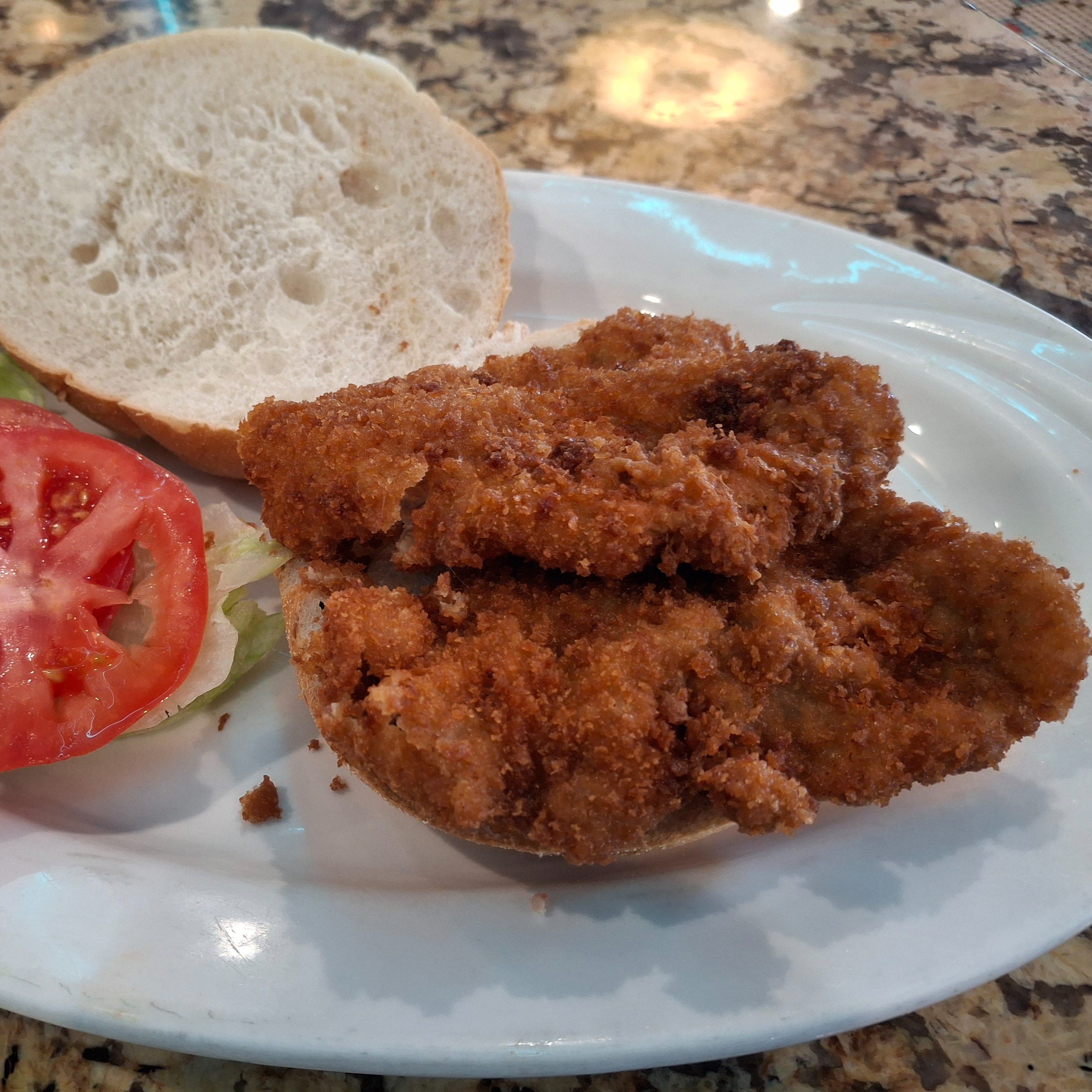Veal Cutlet Sandwich.