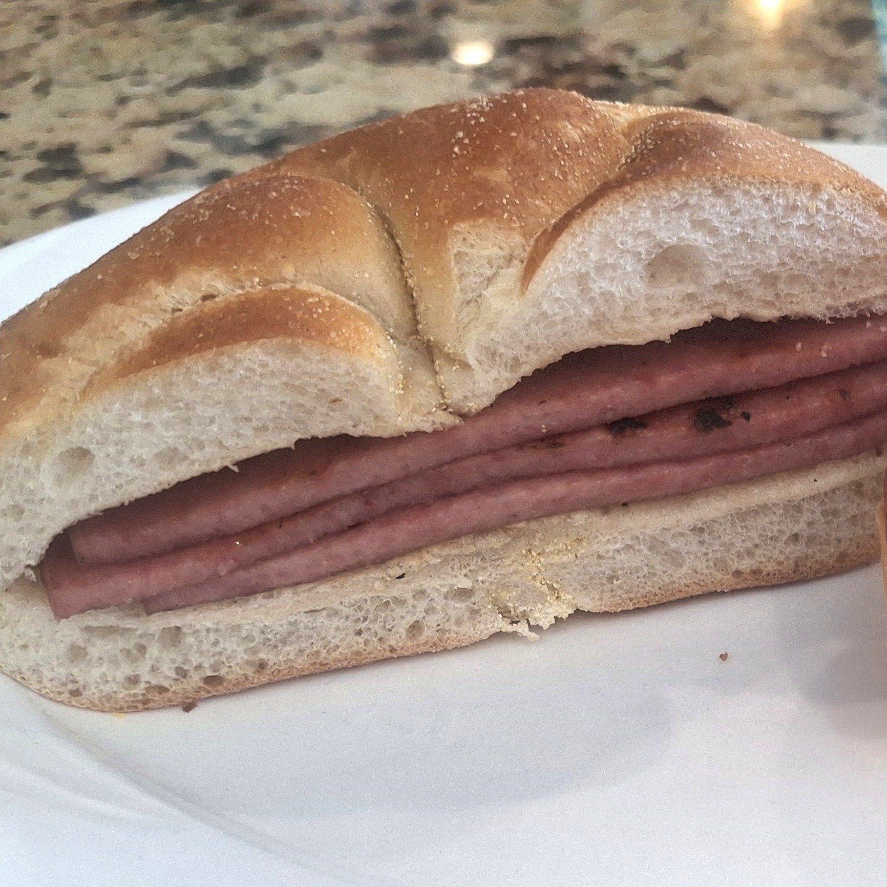 Taylor Ham Sandwich.