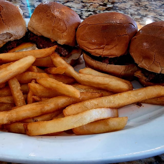 Hamburger Sliders.