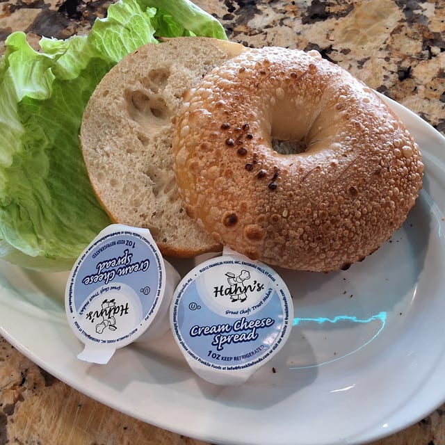 Bagel with Cream Cheese.
