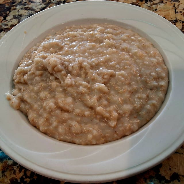 Hot Oatmeal.