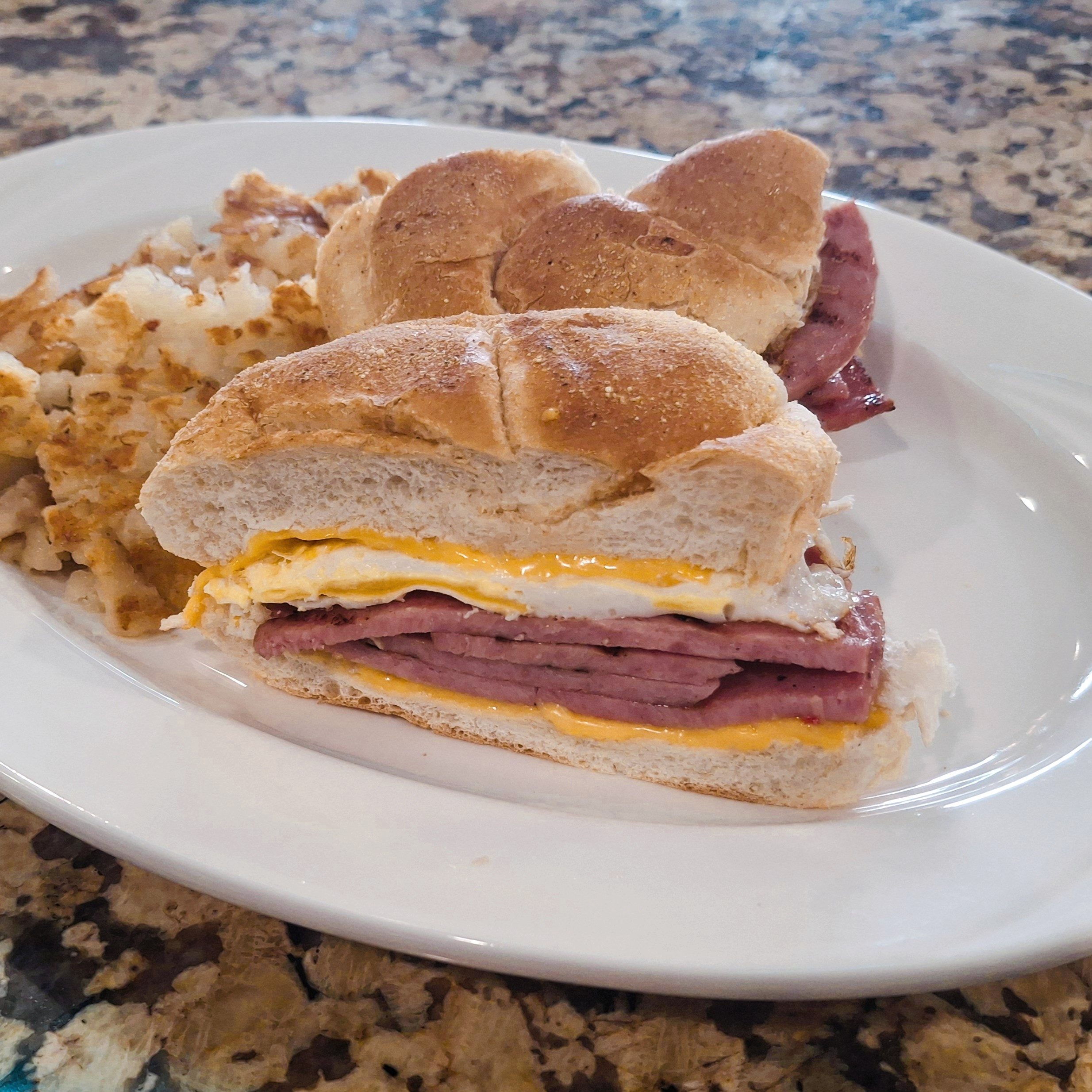 Hungry Man Sandwich.