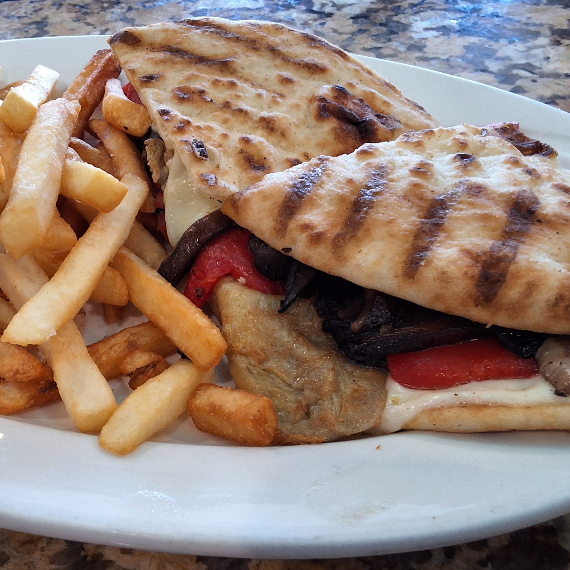 Vegetable Panini.