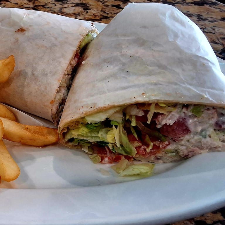 Tuna Salad Wrap Delight