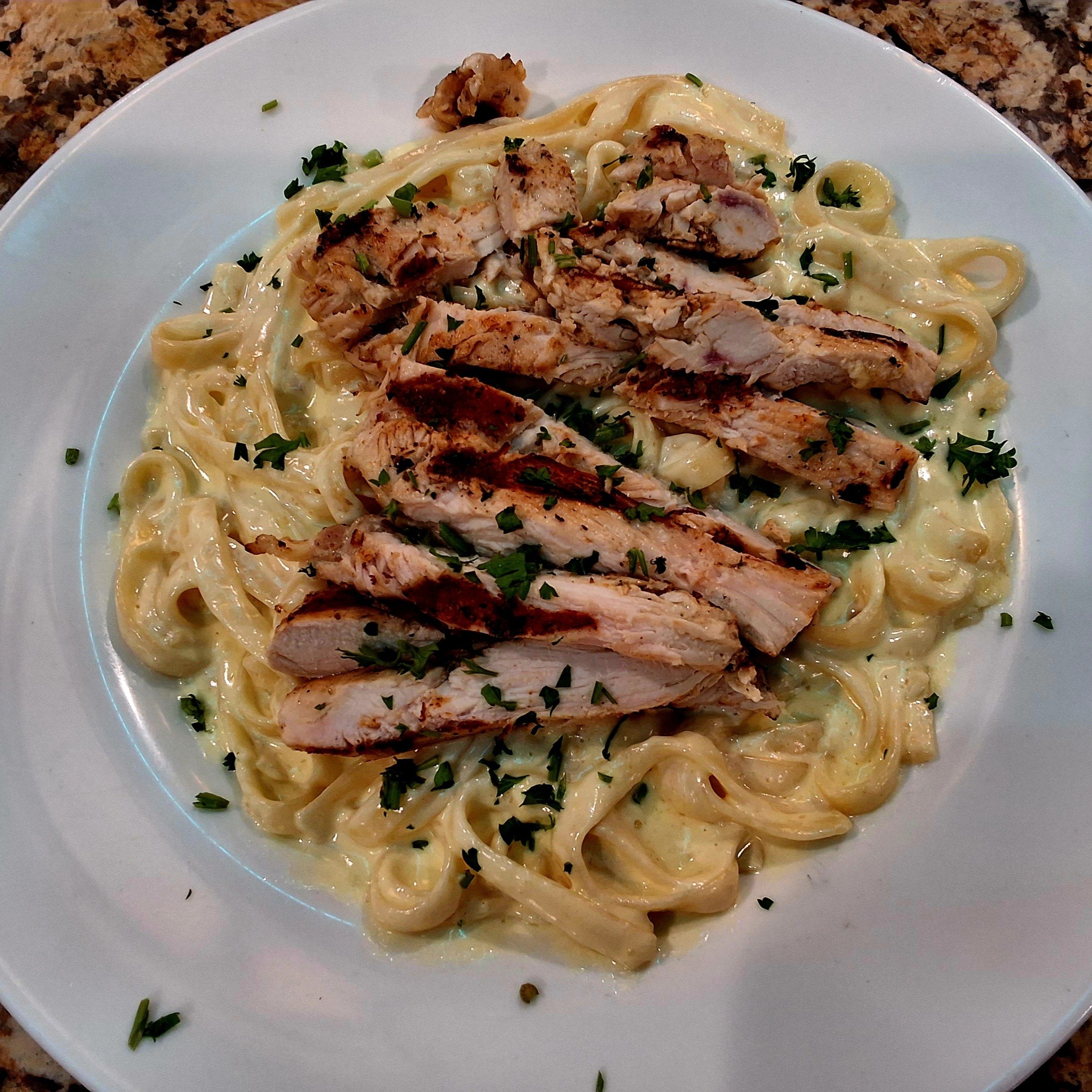 Fettuccini Alfredo.