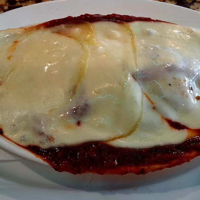 Eggplant Parmigiana.