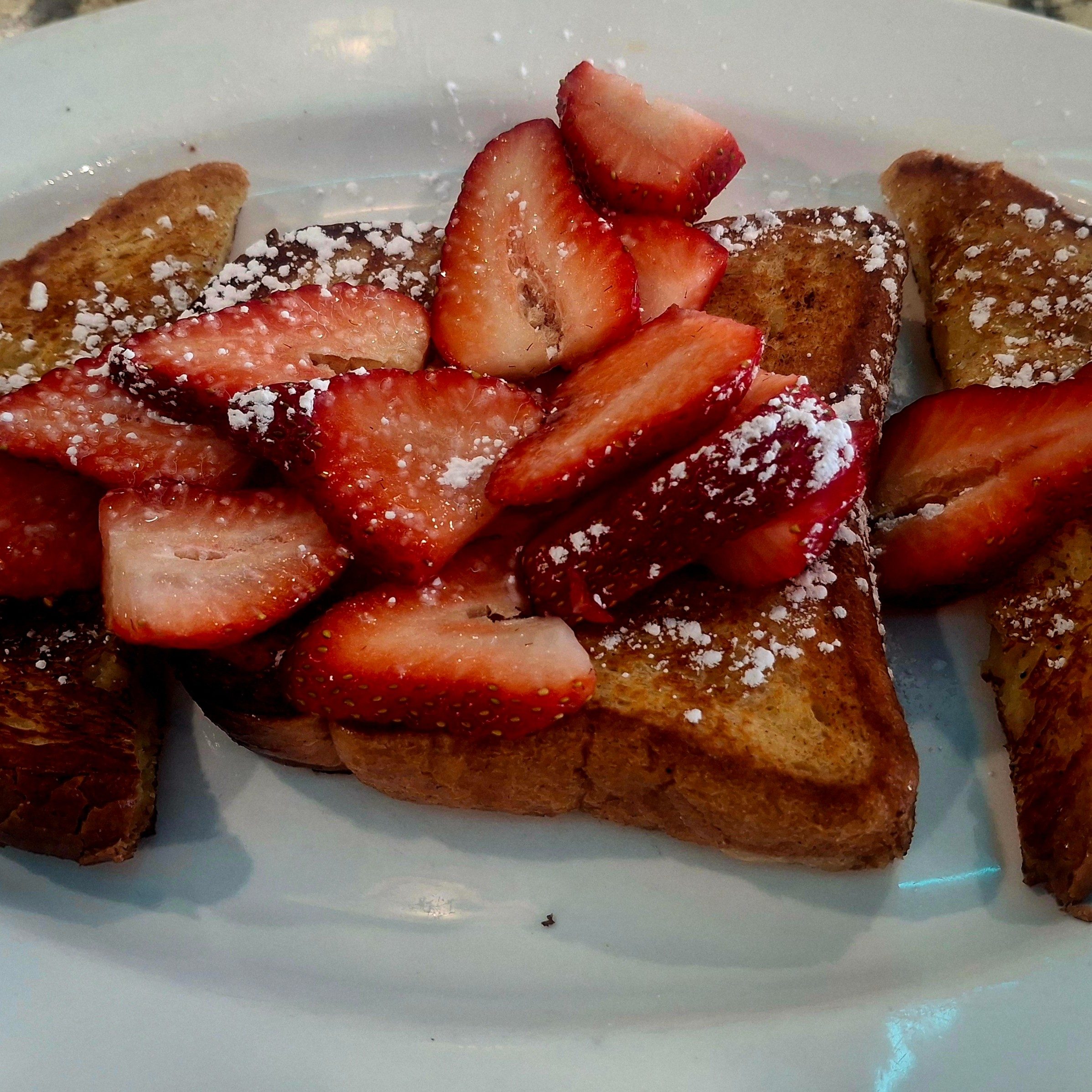 French Toast with Strawberries.