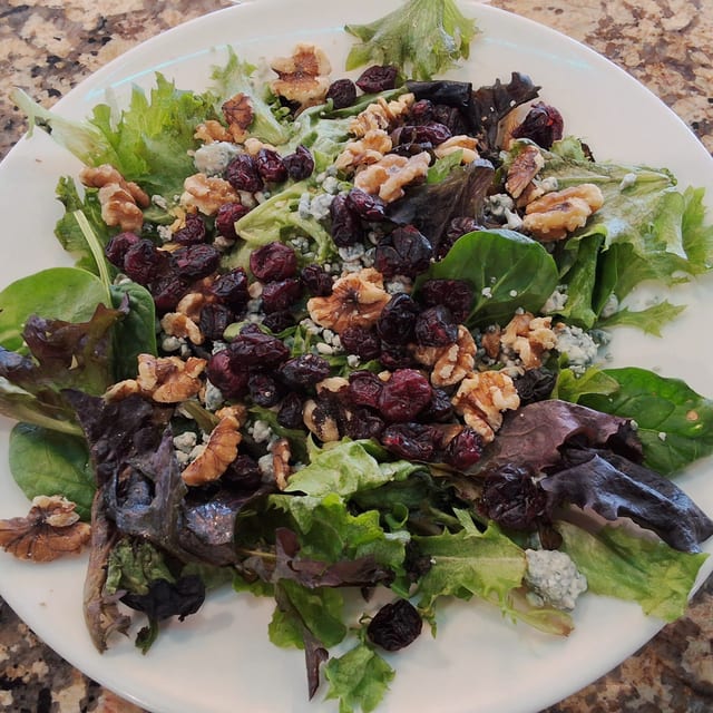 Cranberry Bleu Salad.