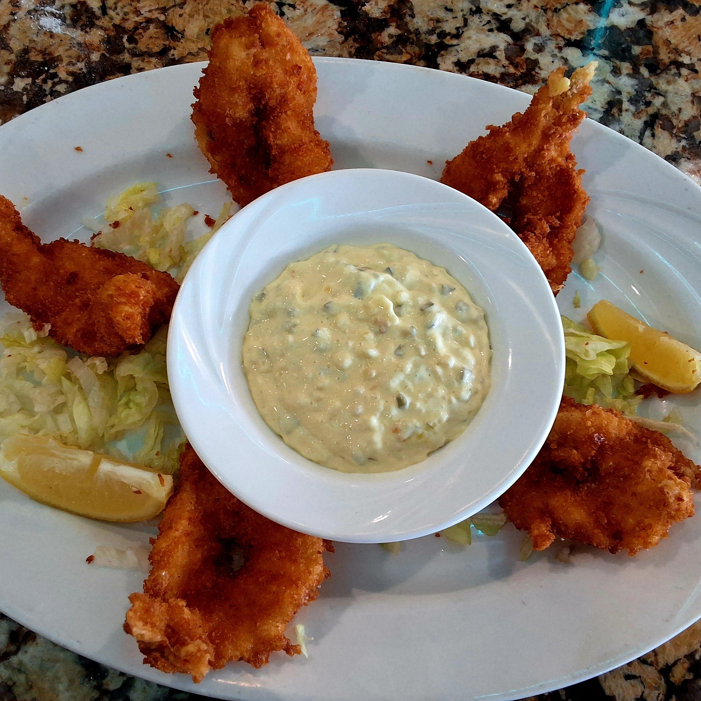 Fried Jumbo Shrimp.