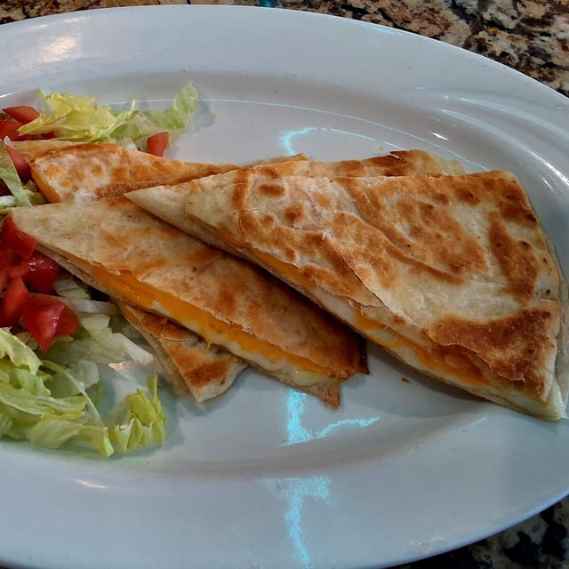 Cheese Quesadilla.