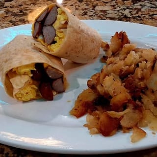 Egg & Cheese Breakfast Burrito