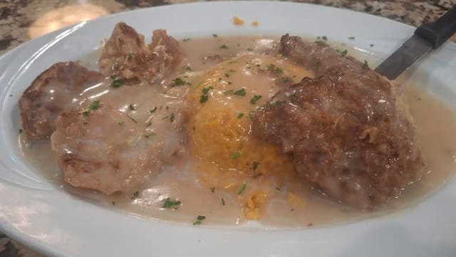 Shrimp & Veal Francaise Combo.