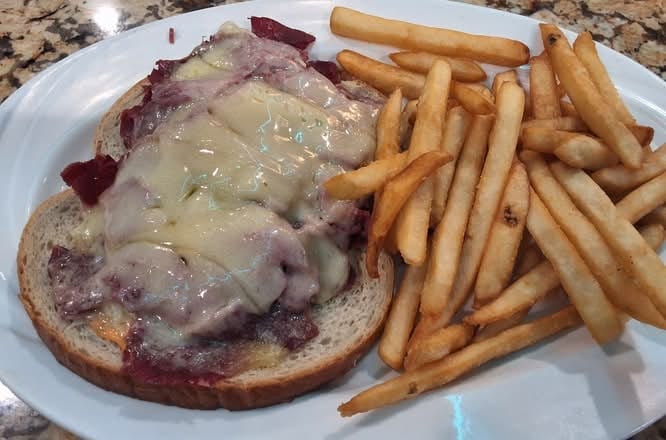 Corned Beef Reuben.